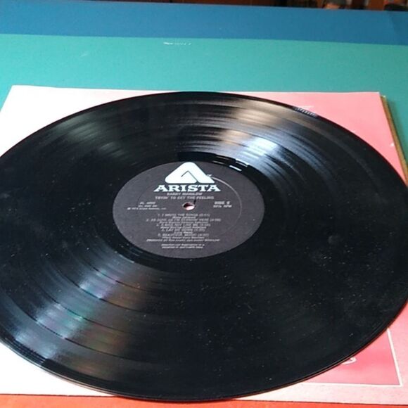 Barry Manilow Tryin' To Get The Feeling Vinyl Record - Picture 11 of 12